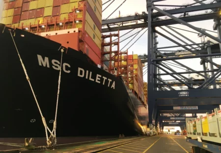 Record cargo at Port of Felixstowe