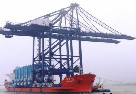 remote control ship-to-shore gantry cranes.