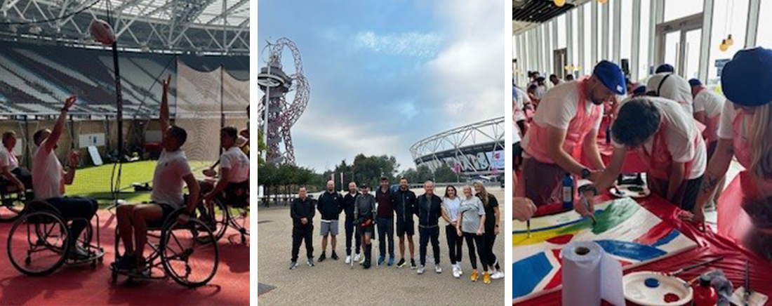 Bupa and GB Paralympic Team Health Challenge at the London Olympic Stadium.
