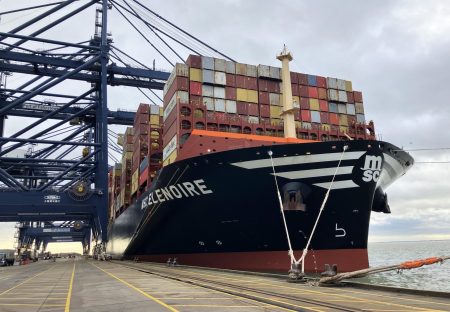 New record draft at the Port of Felixstowe