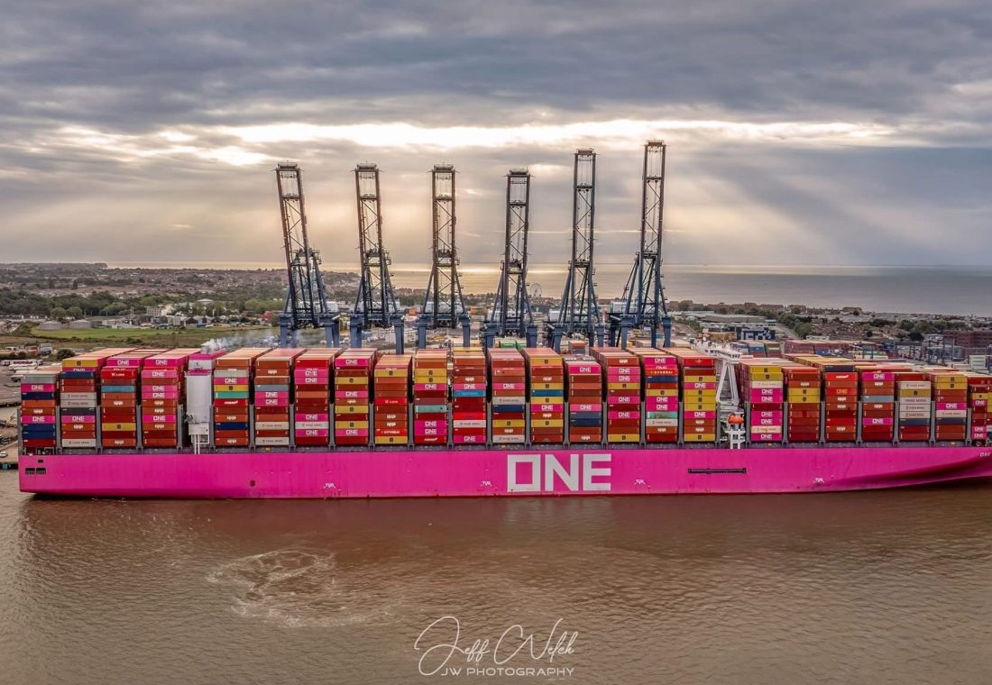 Welcoming ONE Intelligence on its Maiden Call to the Port of Felixstowe